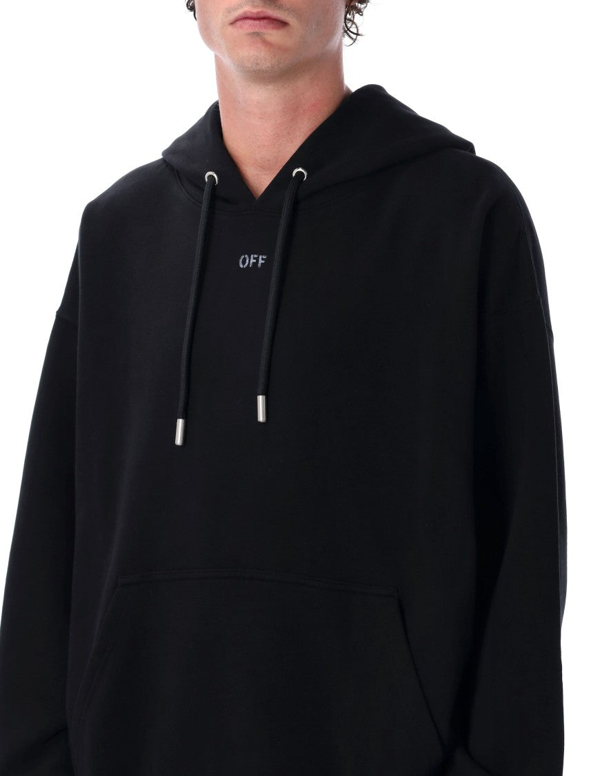 Off-White Stencil Arrow Cotton Skate Hoodie