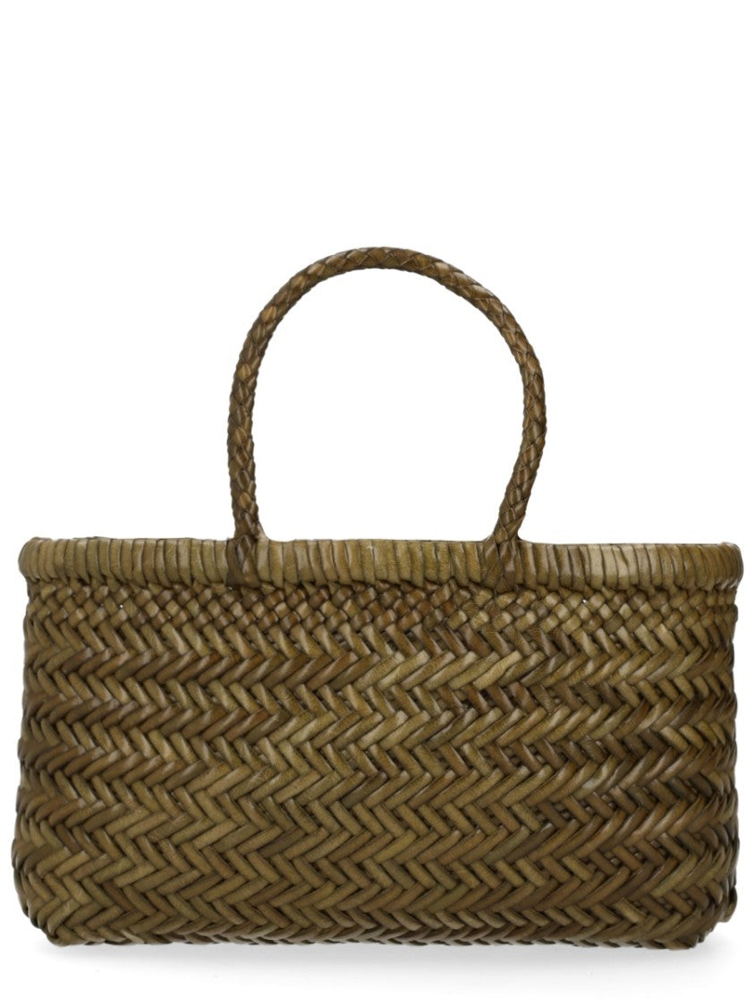 Dragon Diffusion Neutrals Flat Gora Rectangular Tote Bag