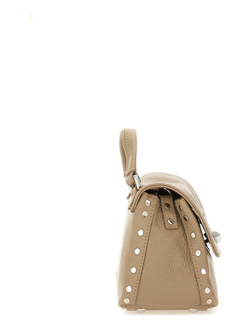 Zanellato Textured Leather Shoulder Bag