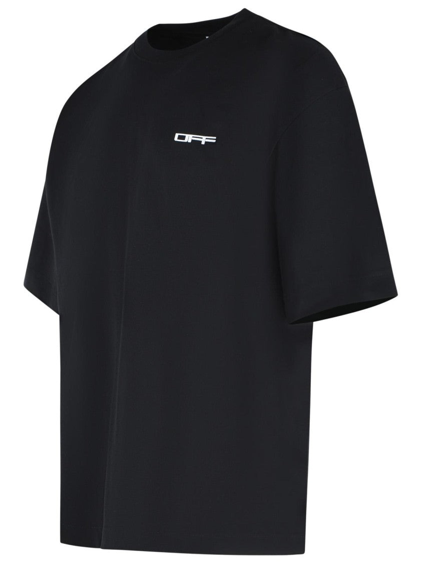 Off-White 'Archigeography Arrow' Black Cotton T-Shirt
