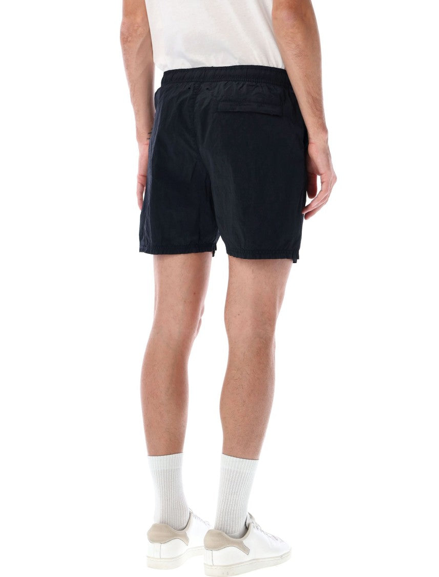 Stone Island Relaxed-Fit Nylon Shorts With Multiple Pockets