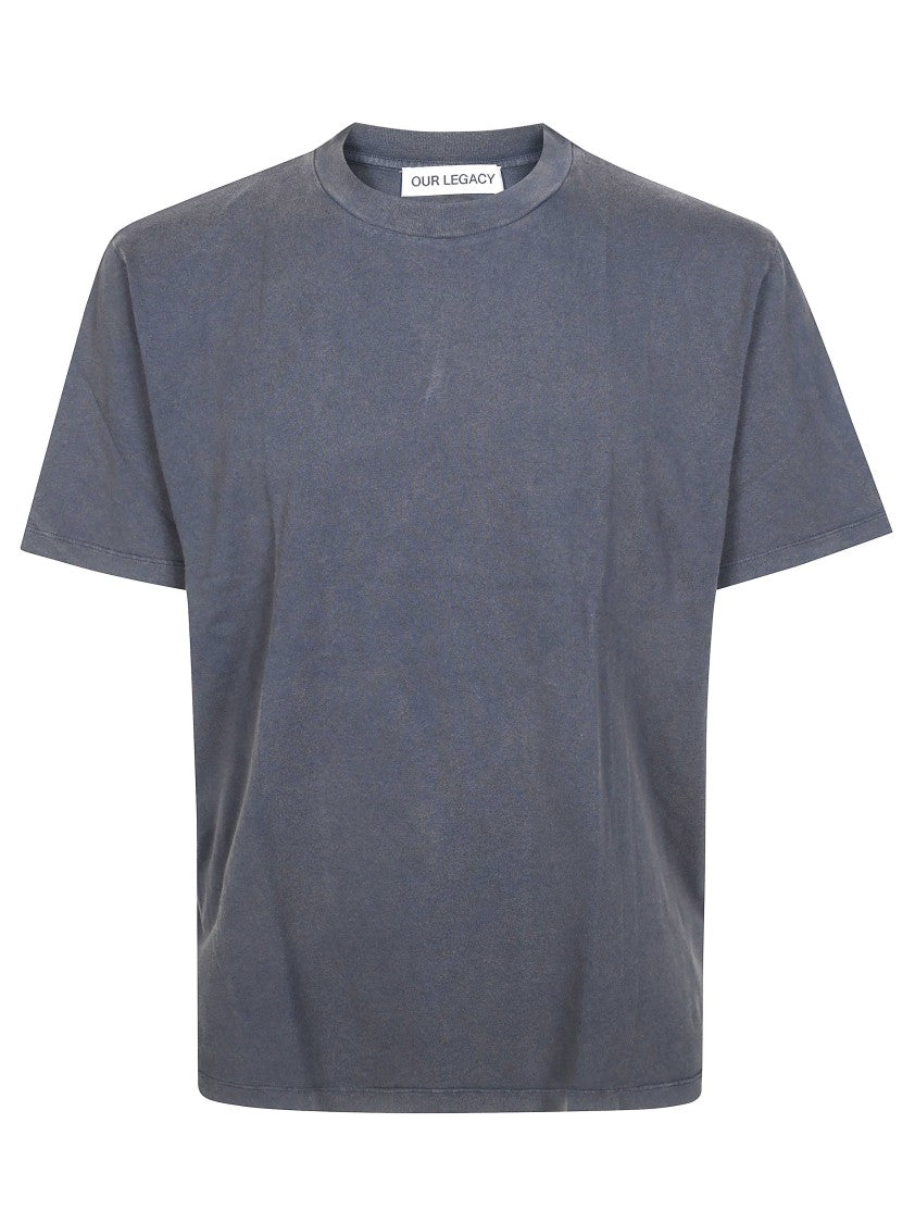 Our Legacy Box Embroidered Cotton T-Shirt
