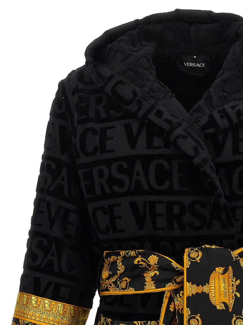 Versace Home I Heart Baroque Short Bathrobe