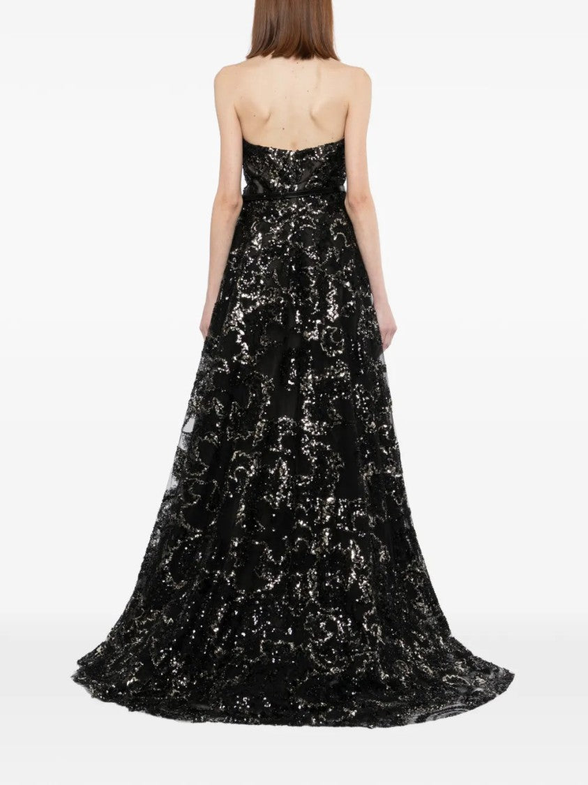 Saiid Kobeisy Embroidered Long Dress