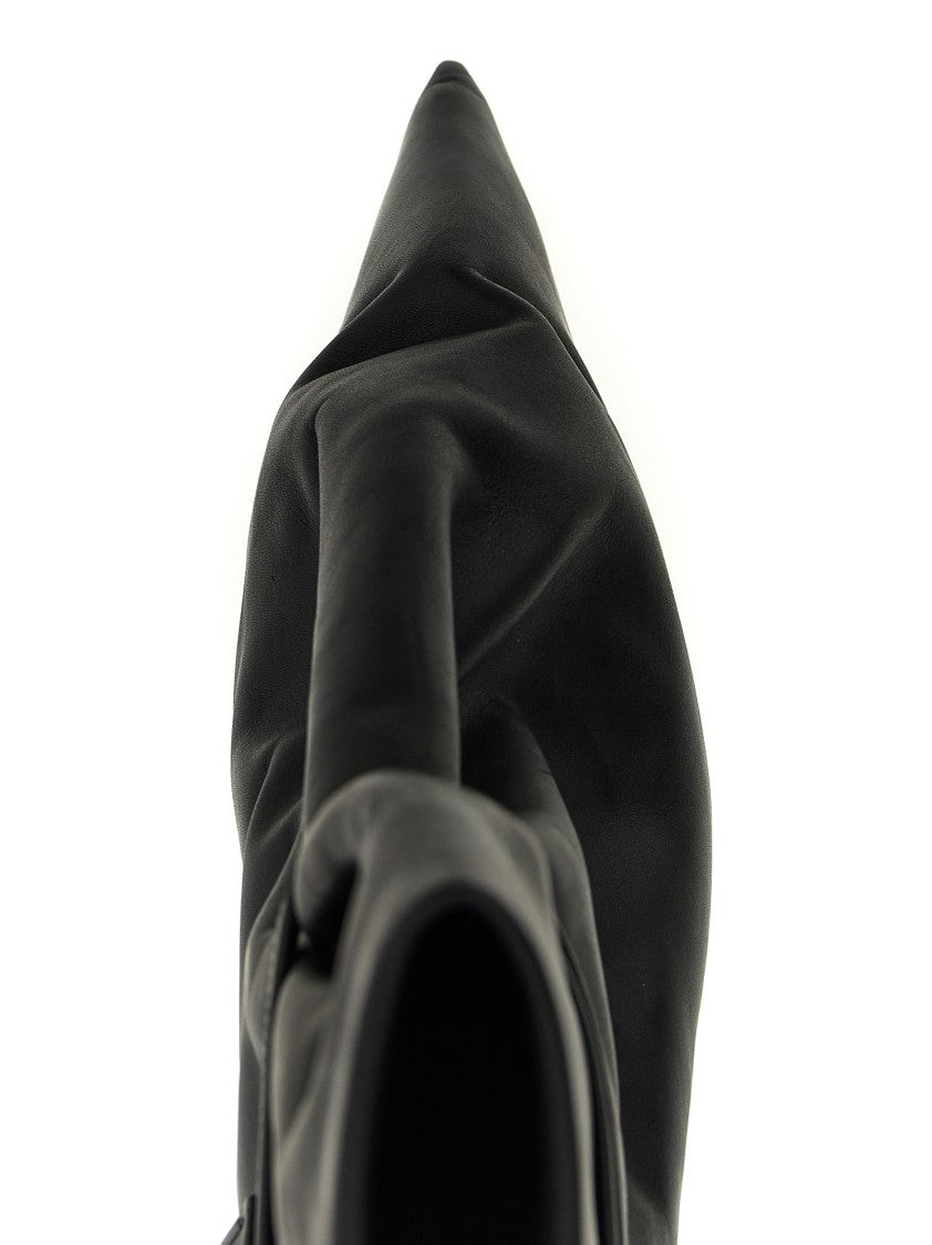 Rick Owens Tied Taco Kiss' Ankle Boots