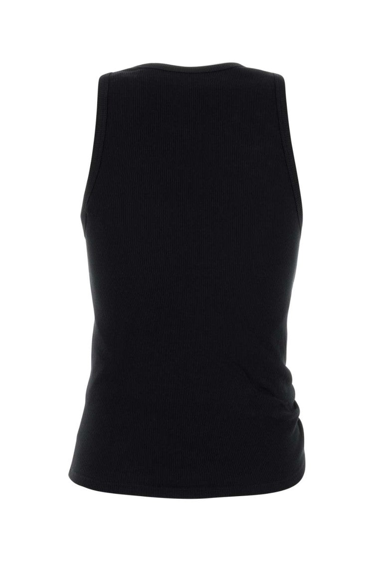 Paco Rabanne Black Stretch Cotton Top