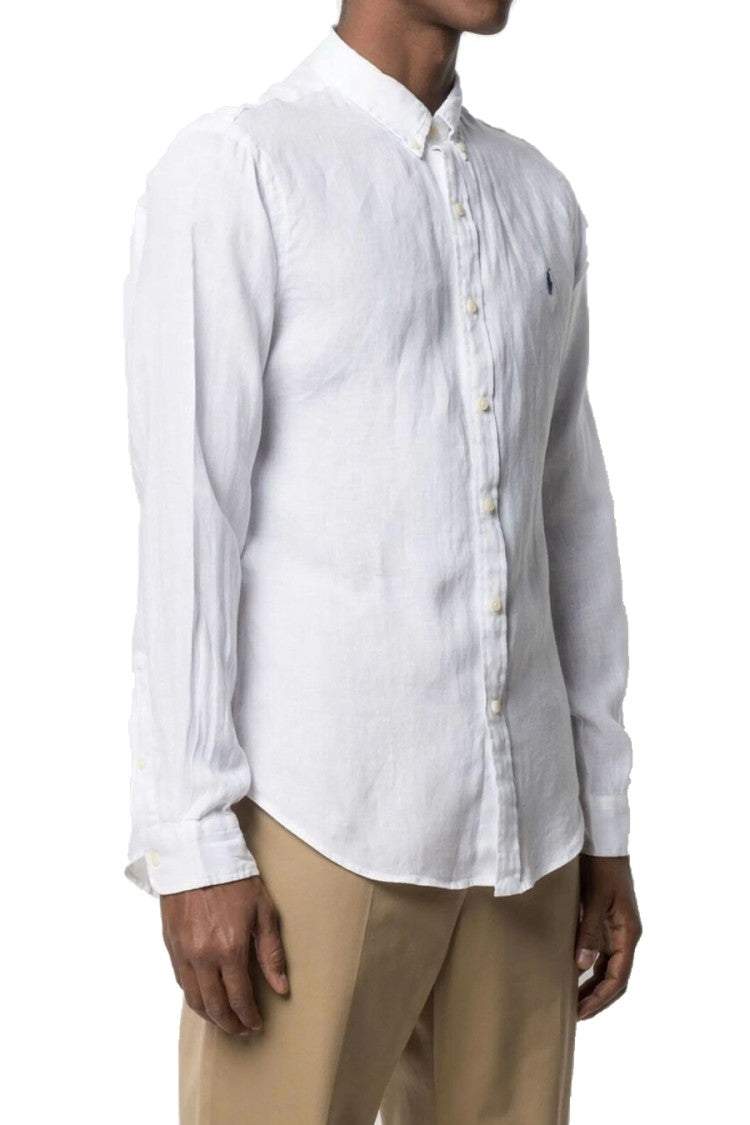 Polo Ralph Lauren White Linen Shirt