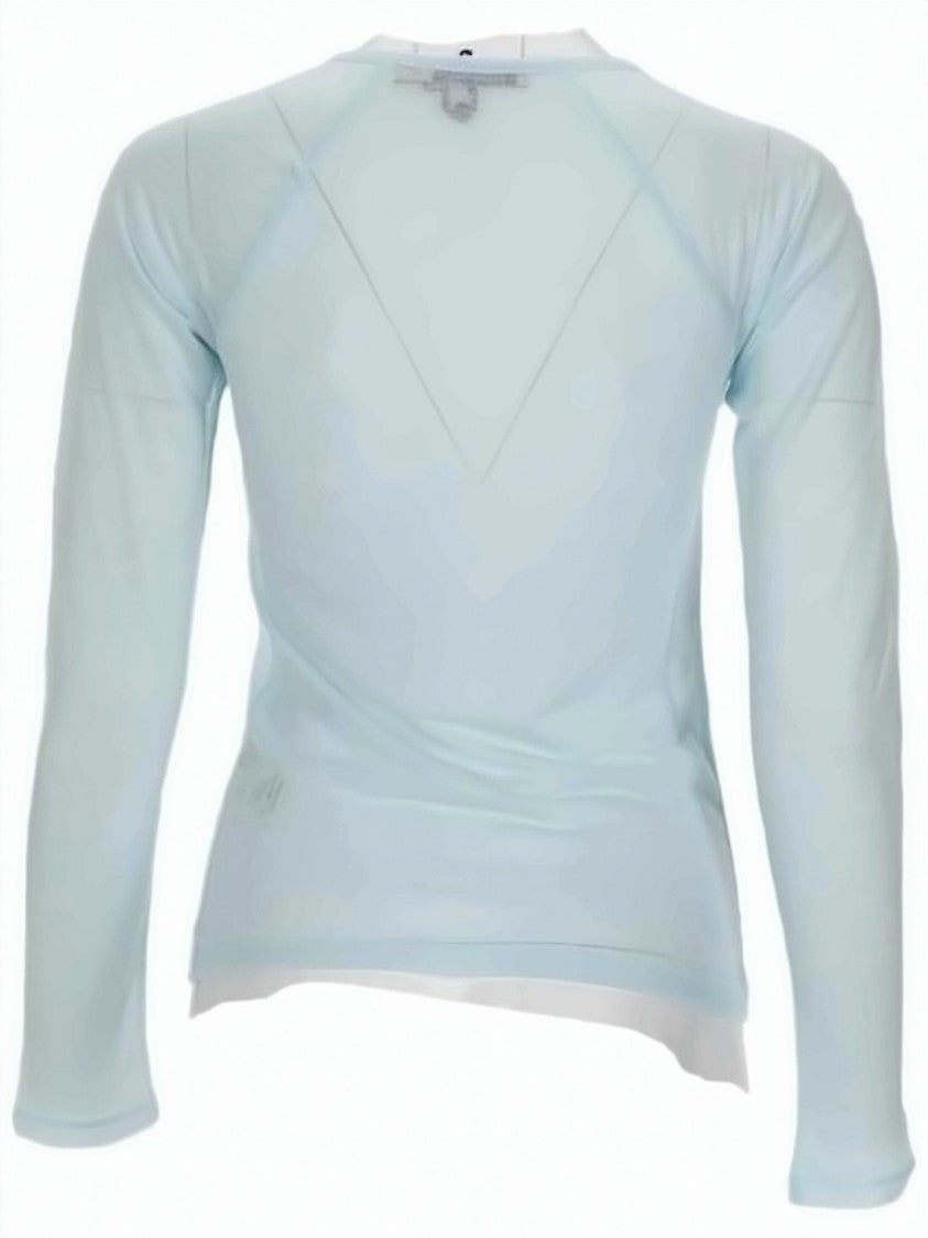 Paloma Wool Long-Sleeve Top With Semi-Sheer Fabric And V-Seam Detail