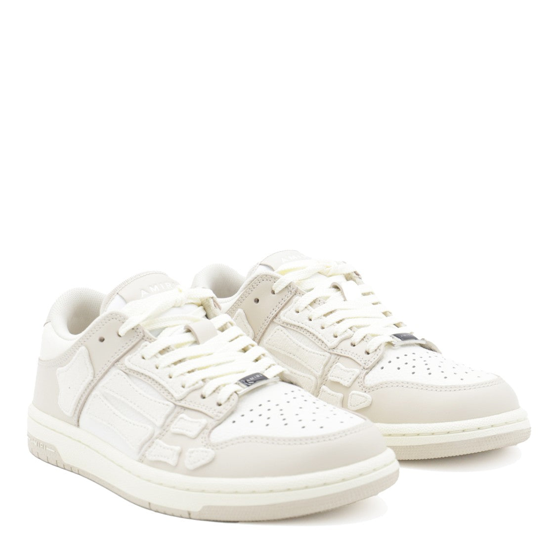 Amiri White Leather Laces Sneakers