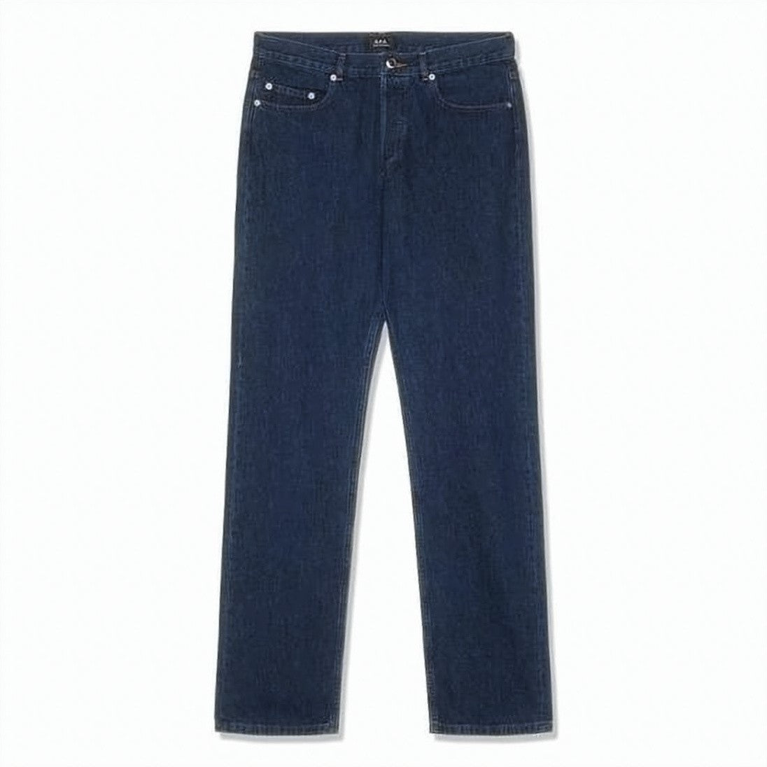 A.P.C. Mid-Rise Indigo Denim Pants With Classic Straight-Leg Silhouette