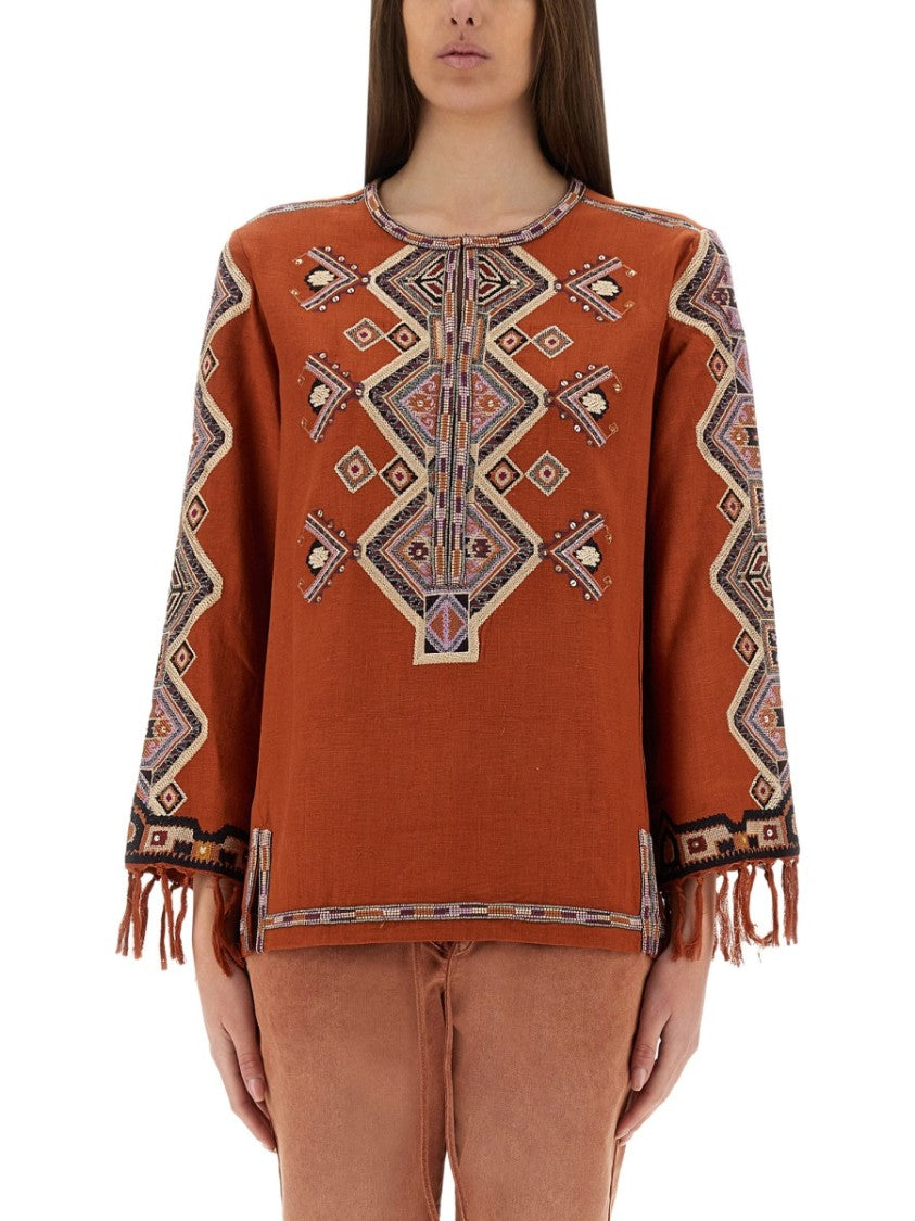 Isabel Marant "Zelda" Silk Top