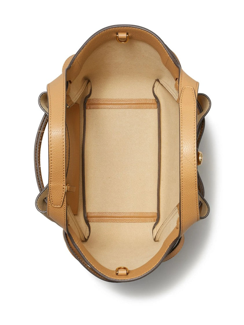 Tory Burch Brown Romy Small Leather Tote