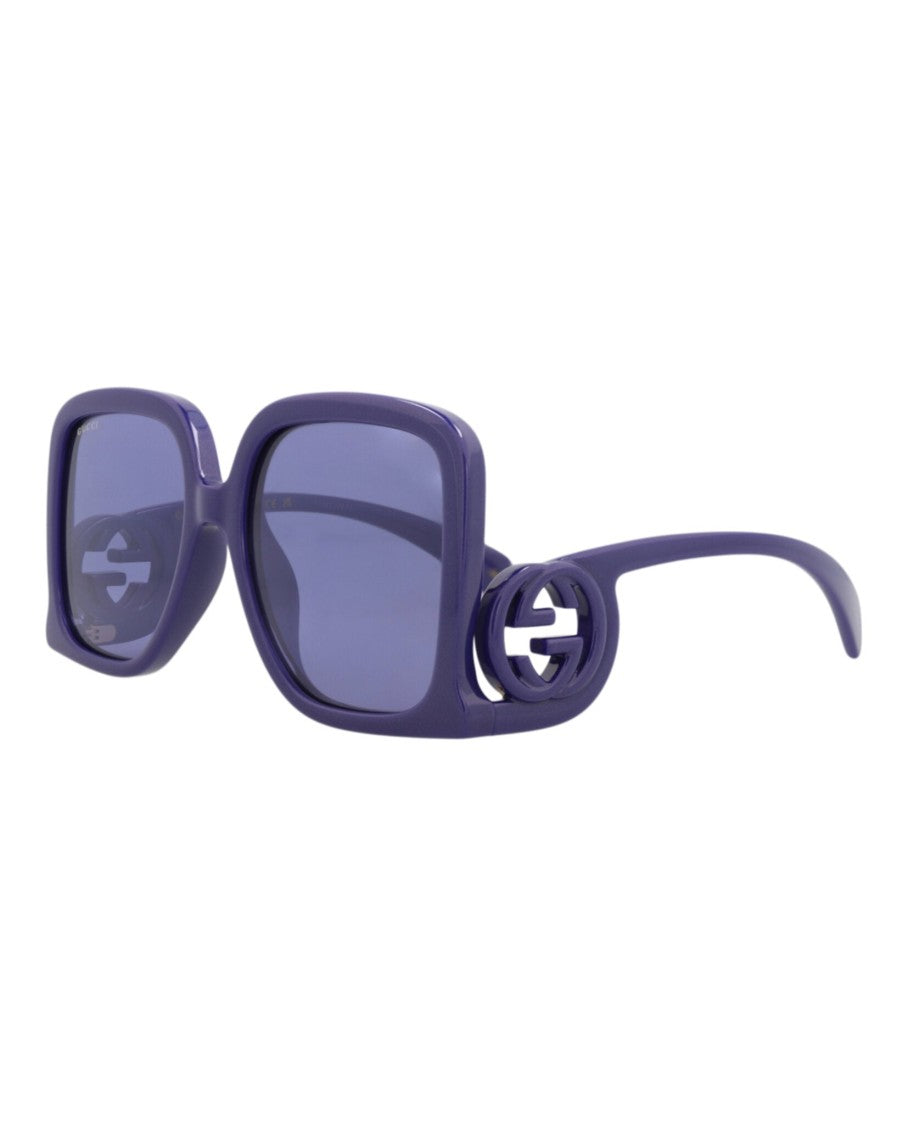 Gucci Square-Frame Injection Sunglasses