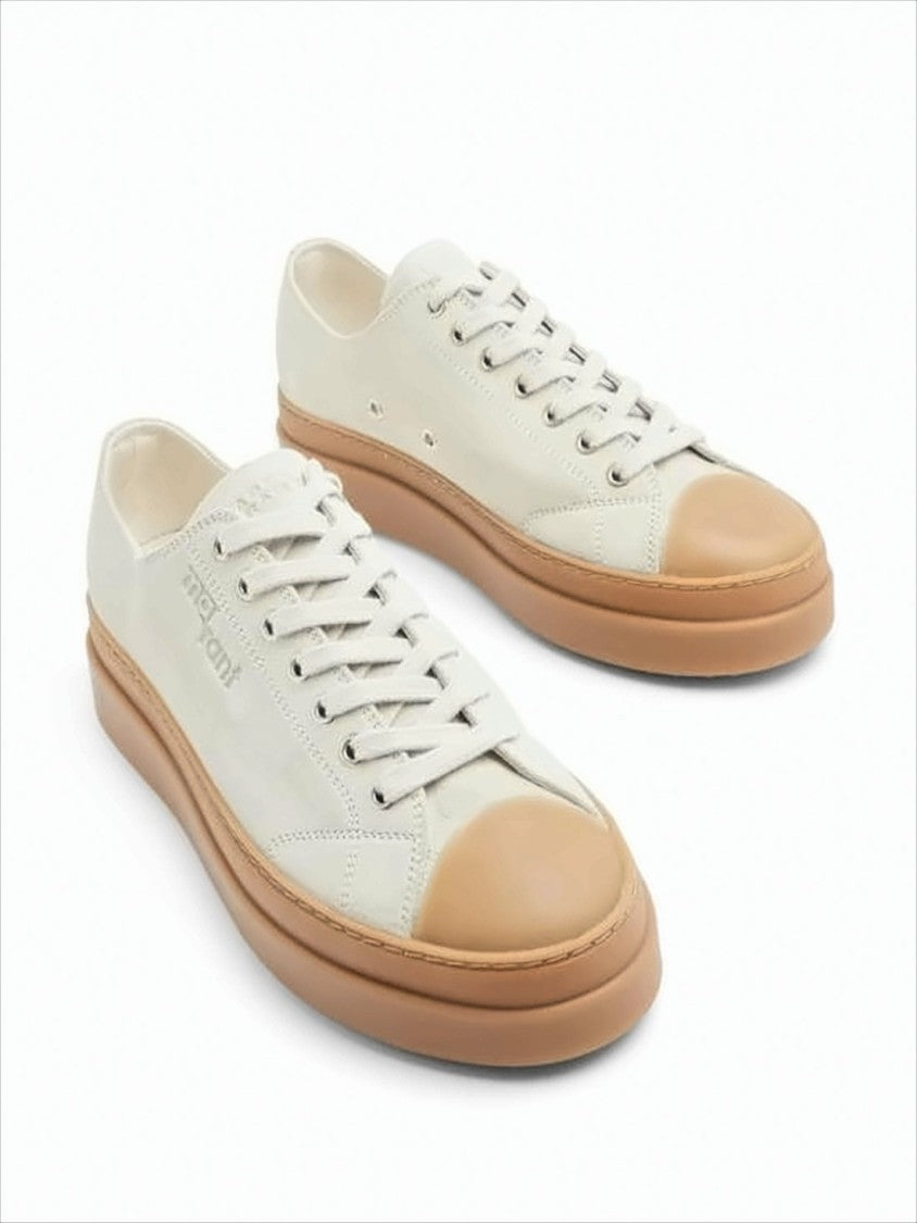 Isabel Marant Low-Top Sneakers With Smooth Cotton Upper