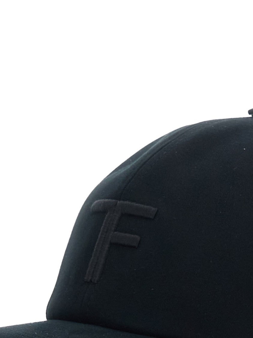 Tom Ford Canvas Cap With Embroidered Logo And Adjustable Strap