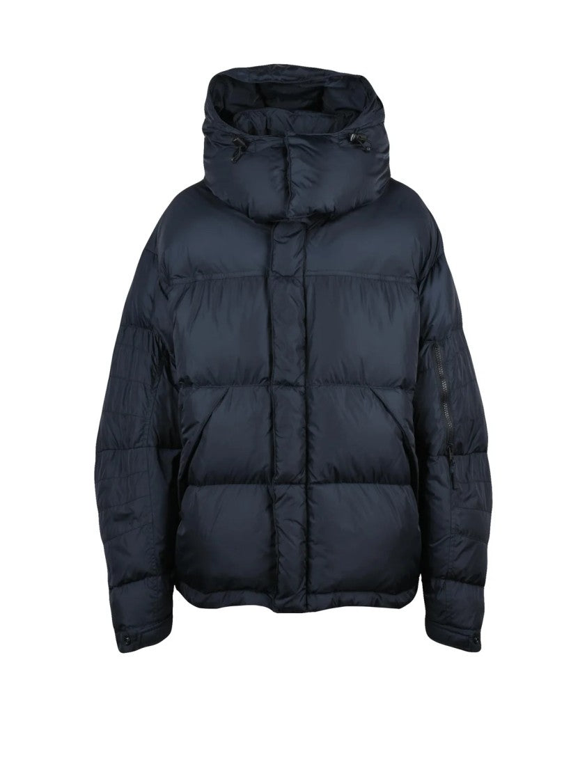 Aspesi Penguin Puffer Down Jacket With High Collar And Zippered Pockets