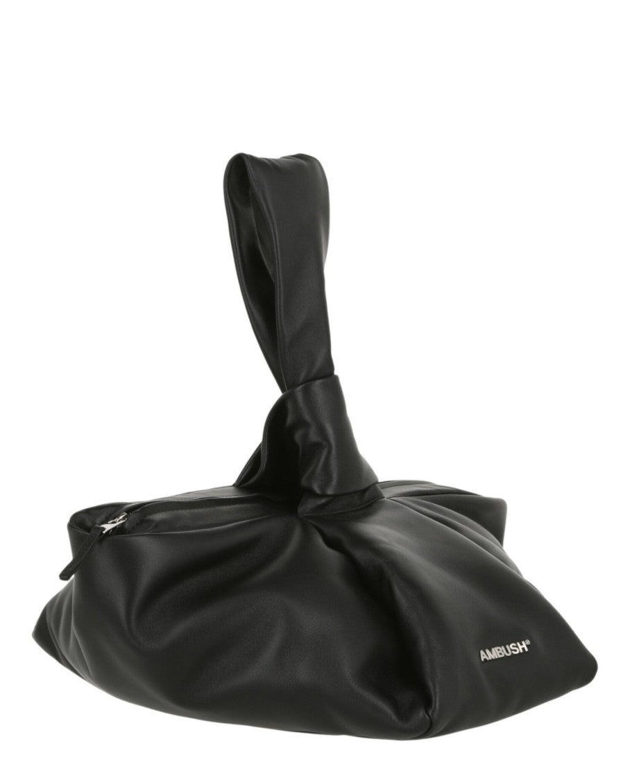 Ambush Twist Top Leather Clutch
