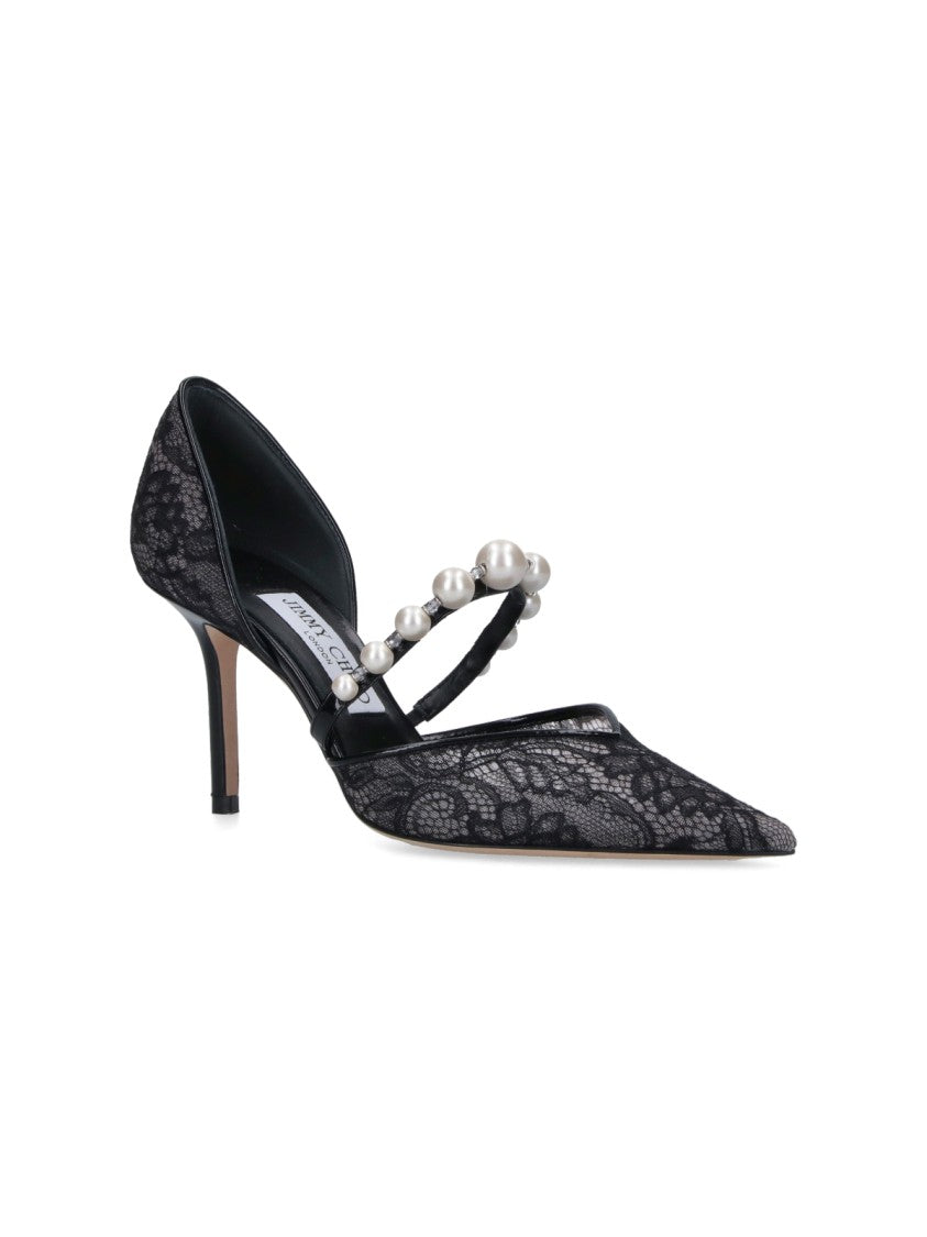 Jimmy Choo Black Aurelie 85 Pumps