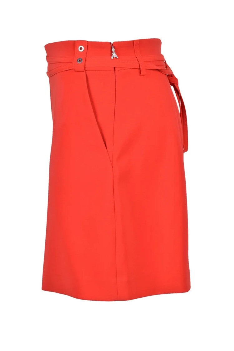 Patrizia Pepe High-Waisted Shorts - Red