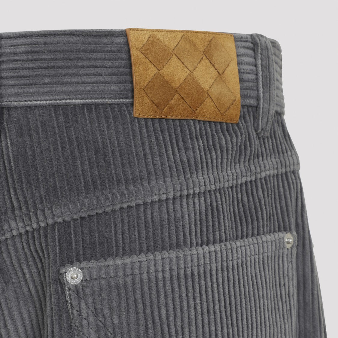 Bottega Veneta Corduroy Grey Cotton Pants