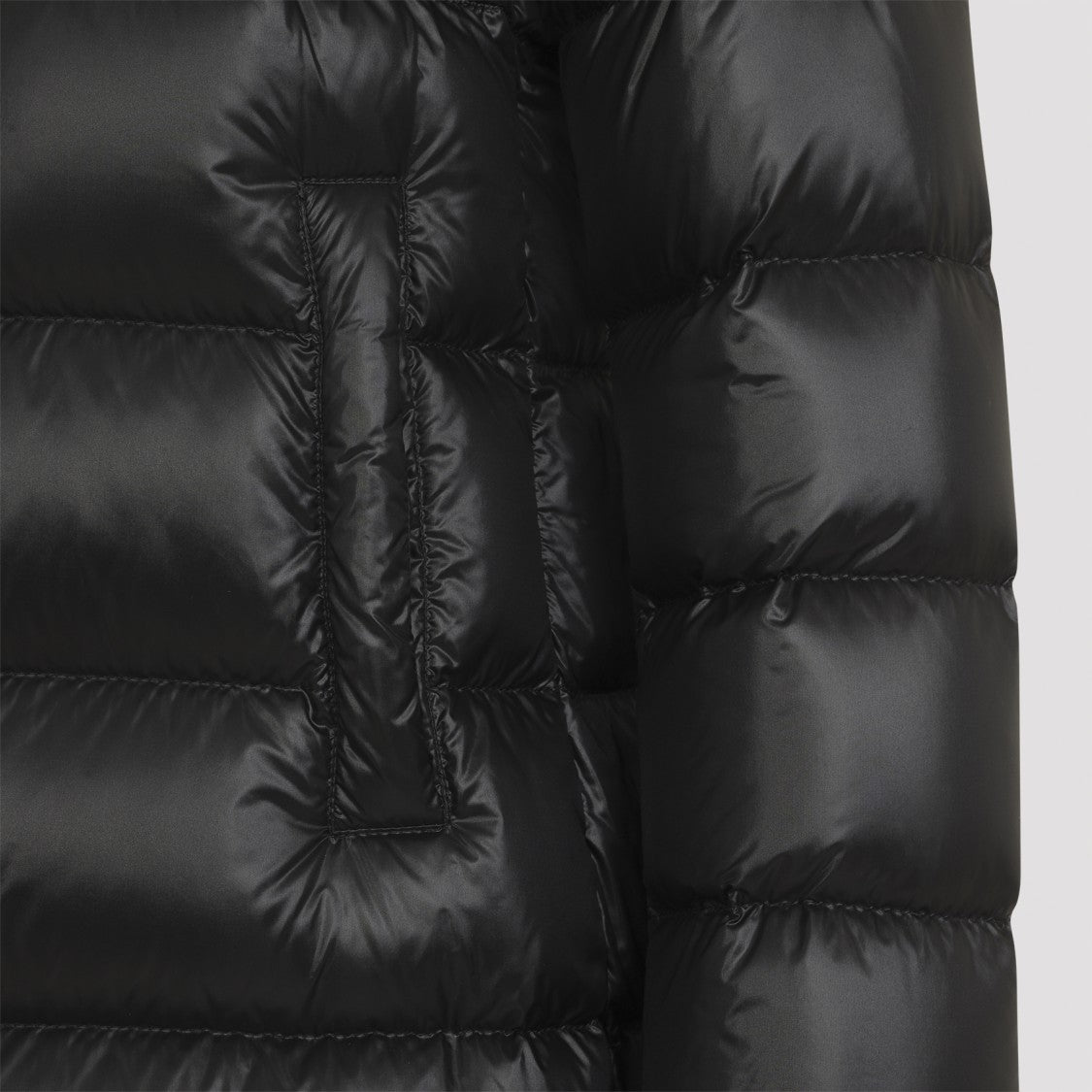 Moncler Suyenne Long Parka With Feather Filling