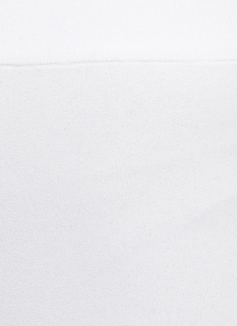 Kangra White Viscose Straight-Leg Pants