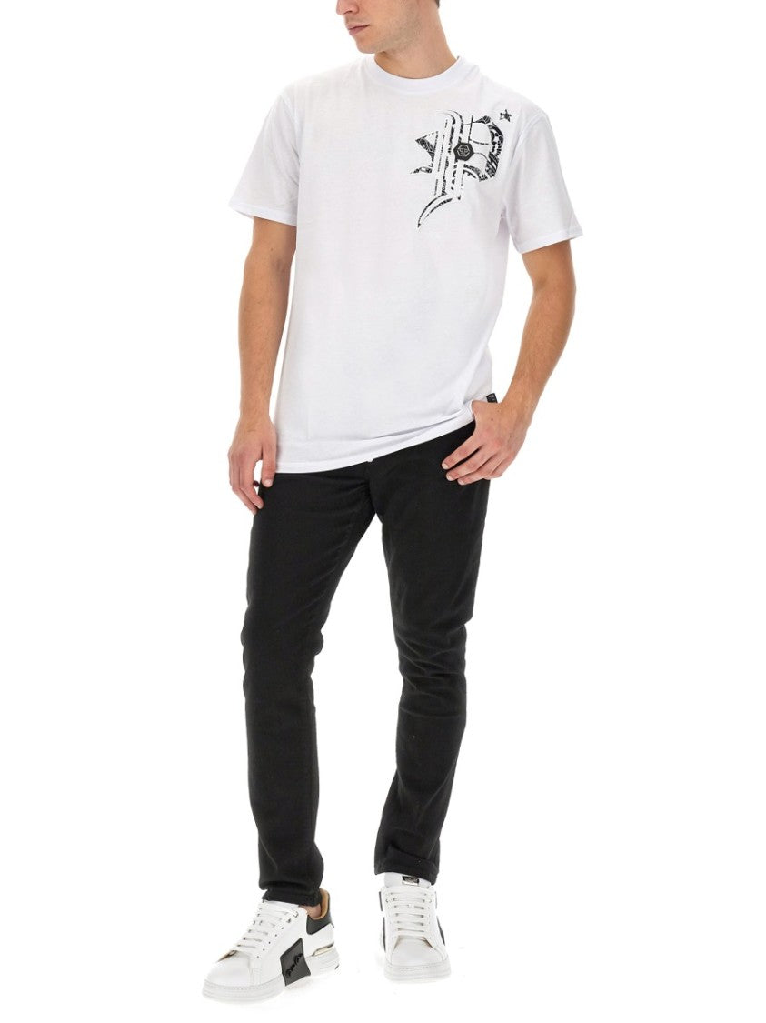 Philipp Plein Regular Fit Cotton T-Shirt