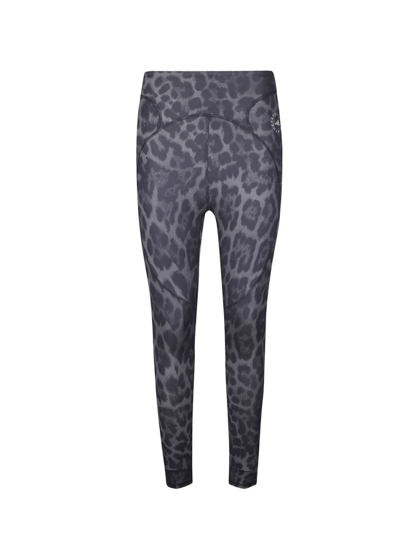 Adidas By Stella Mccartney Leopard Print High-Waisted Fitted Leggings