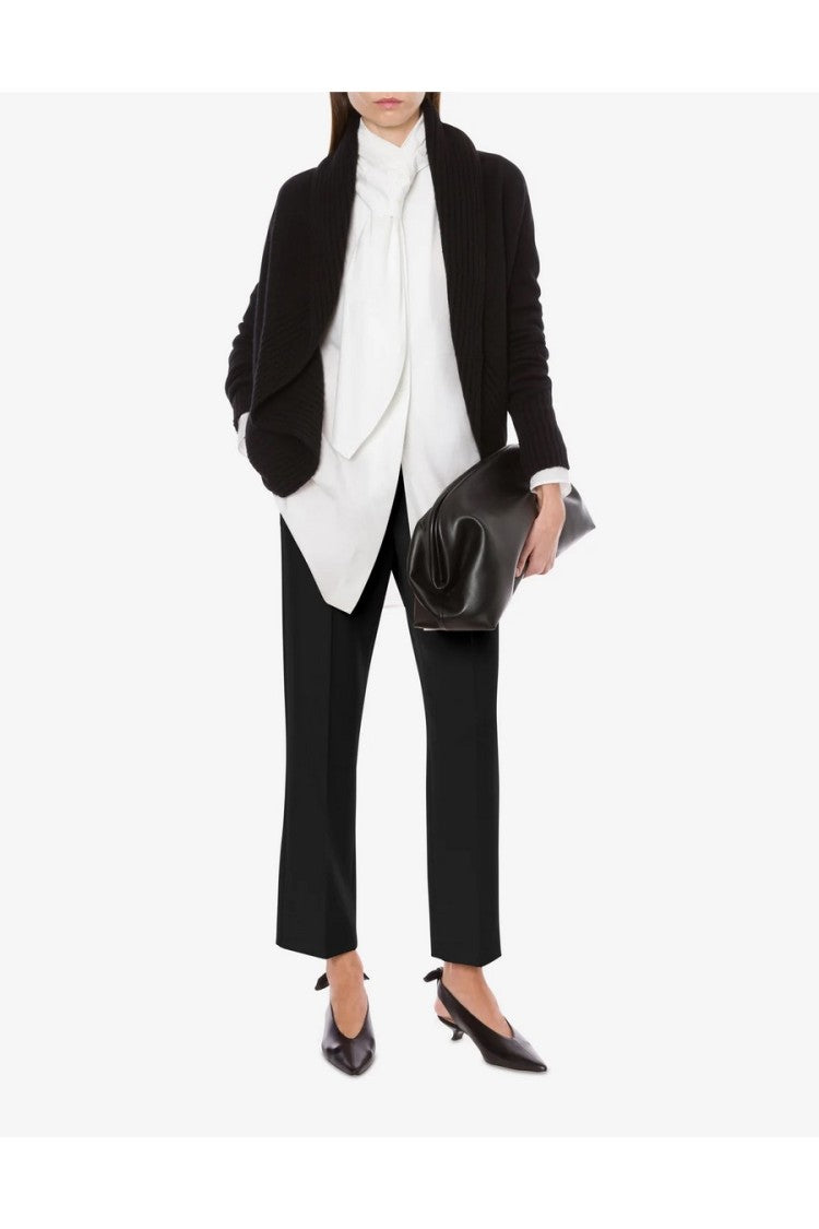 Alberta Ferretti White Silk Blouse