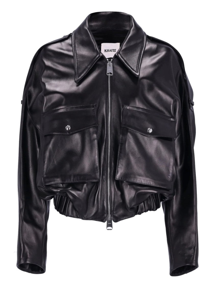Khaite "Owey" Leather Jacket