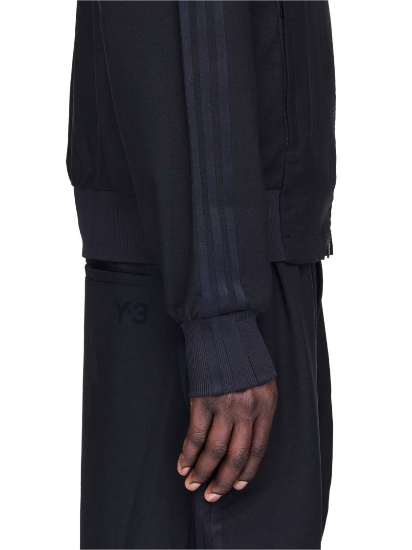 Y-3 Minimalist Zip-Front Sweater With High Collar