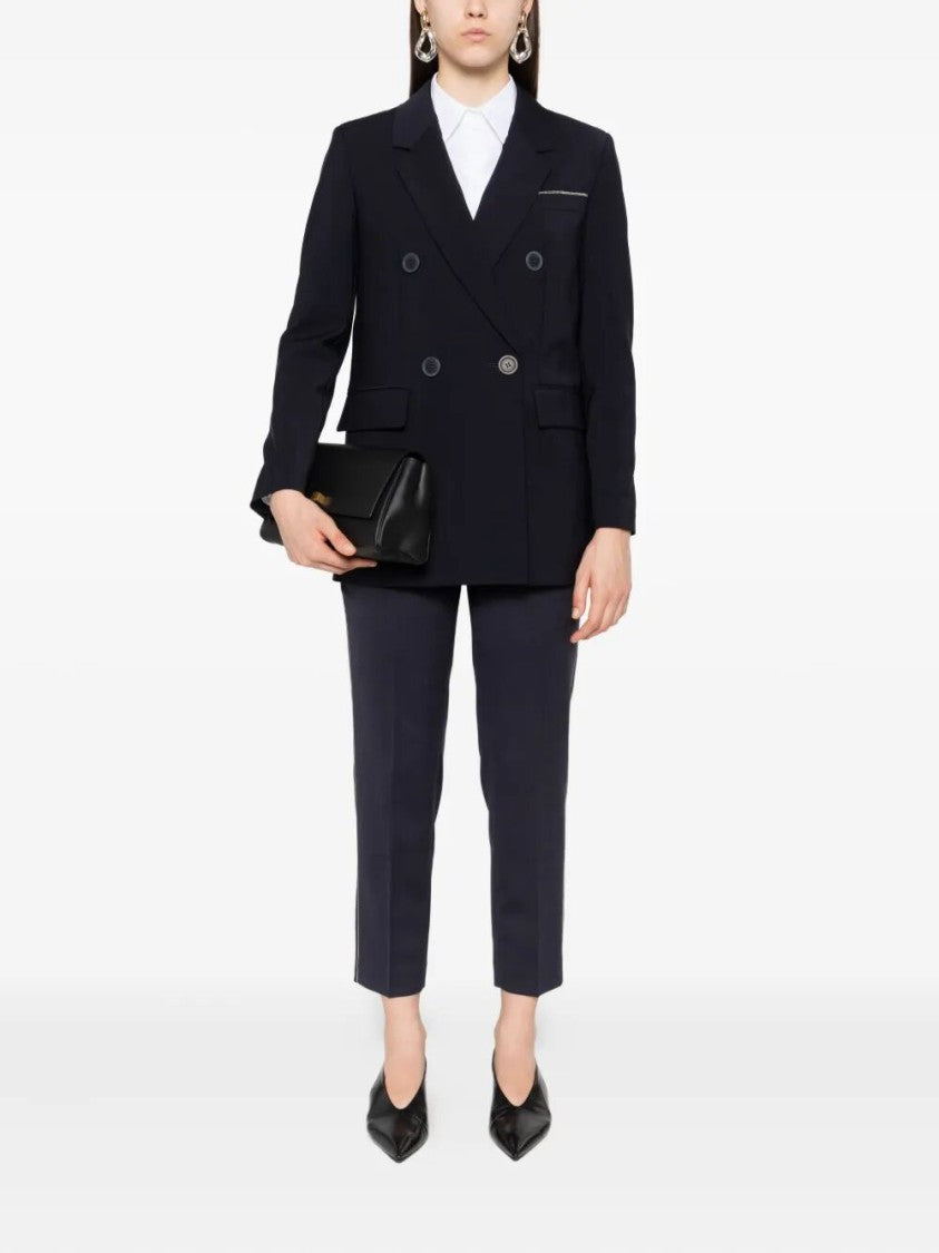 Peserico Structured Collar White Shirt