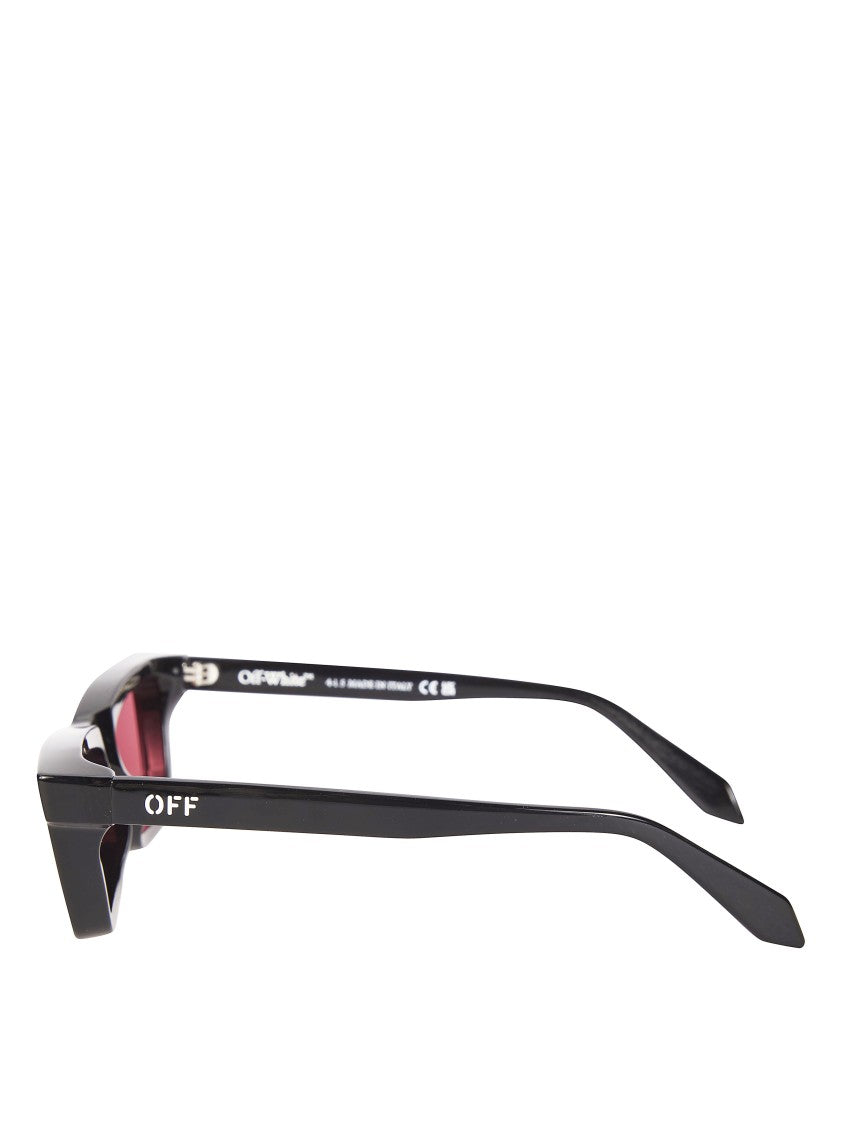 Off-White Black Cambridge Acrylic Angular Sunglasses