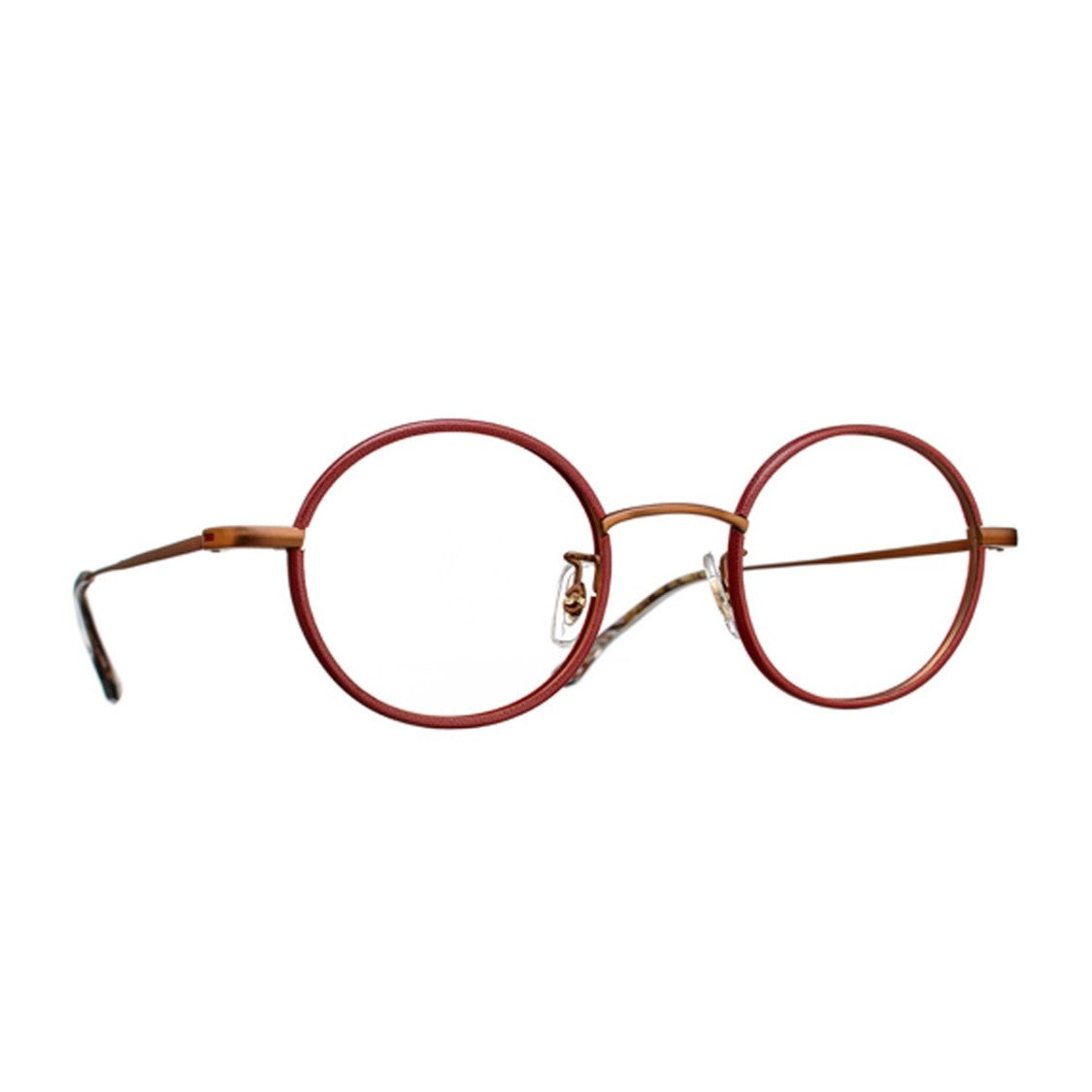Talla Red Amalfi Bold Round Glasses