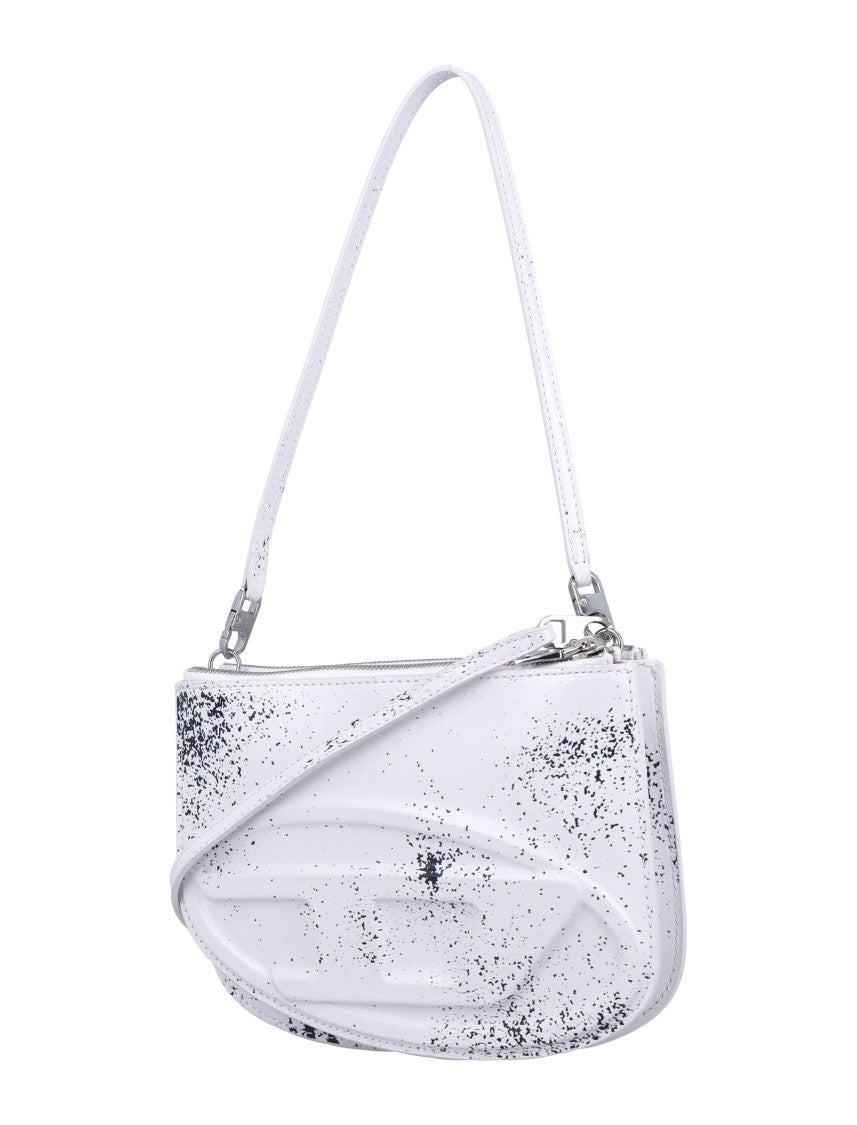 Diesel 1Dr Twin Rectangular White Handbag