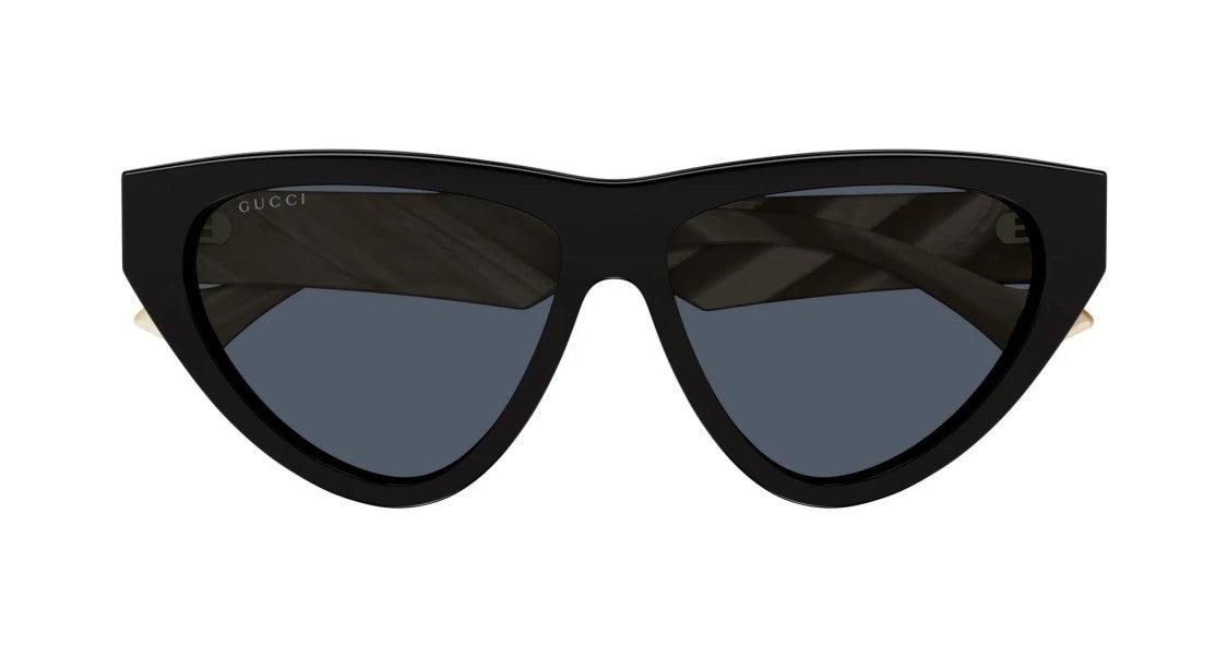 Gucci Sunglasses Gg1333s 004 Black Ivory Blue 58/14/145