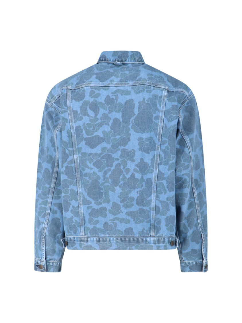 Carhartt Wip "Duck Helston" Jacket, In Light Blue Organic Cotton