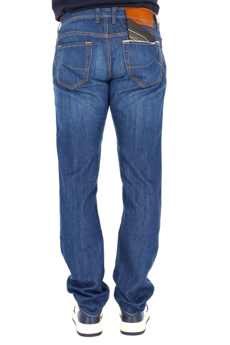 Jacob Cohen Bard Cognac Label Limited Edition Jeans