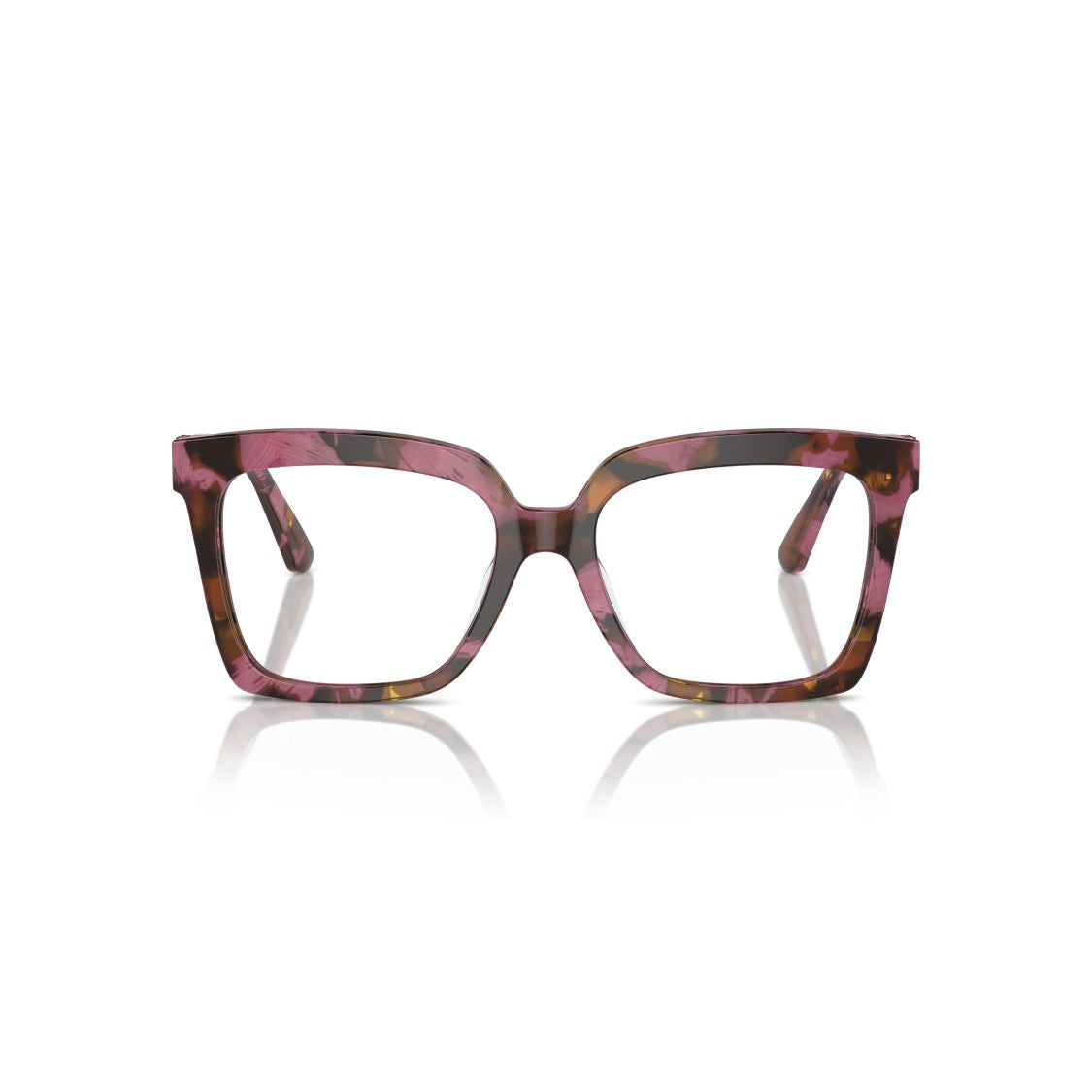 Michael Kors 0Mk4119u Oversized Square Frame Sunglasses With Marbled Pattern