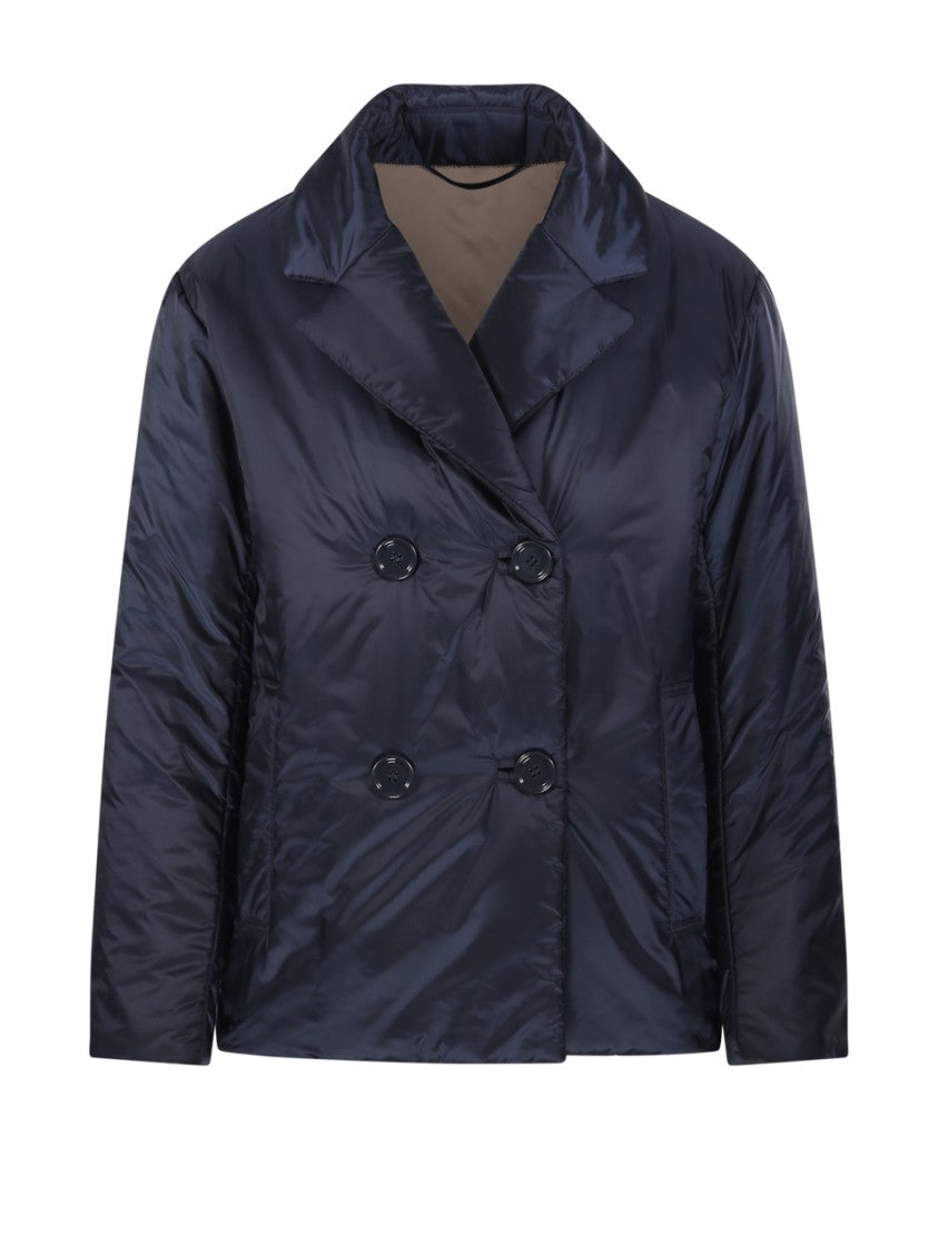 Max Mara Camelia Double Breasted Quilted Jacket