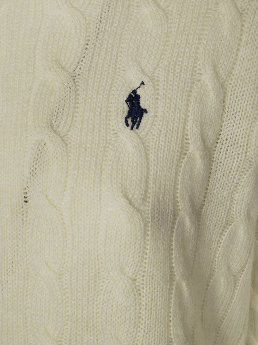 Polo Ralph Lauren Cream Cable Knit Sweater
