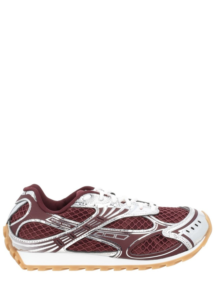 Bottega Veneta Orbit Burgundy Mesh Sneakers