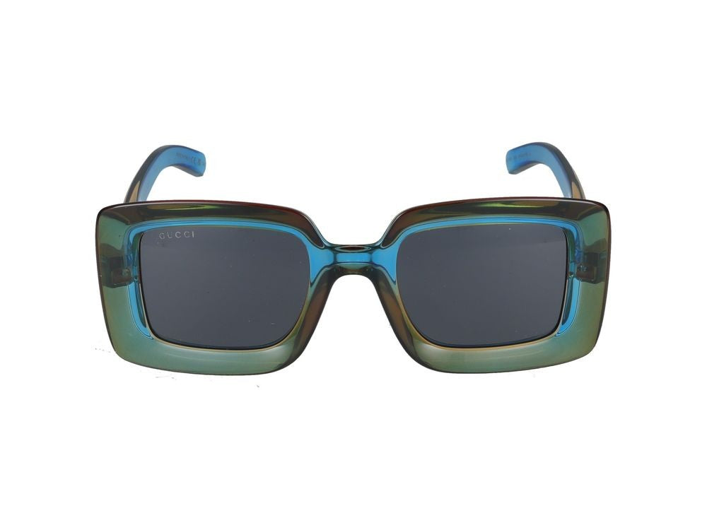 Gucci Blue Bold Logo Detail Sunglasses