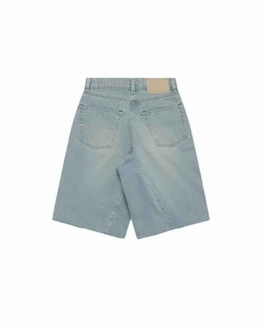 Our Legacy Mid-Length Relaxed Fit Denim Shorts With Five-Pocket Design