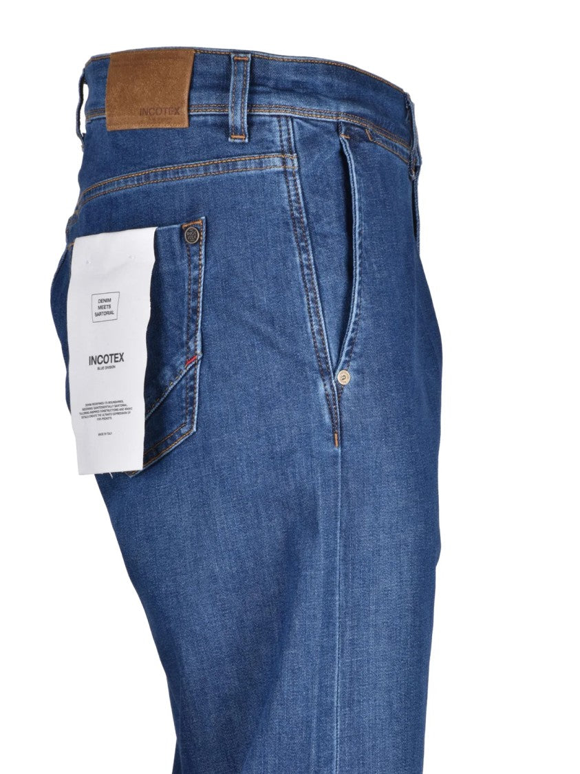 Incotex Blue Stretch Jeans