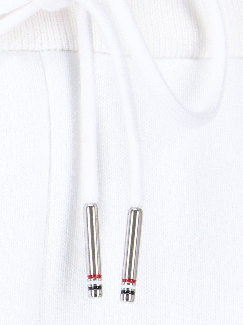 Thom Browne Tricolour Detail Sports Trousers – White