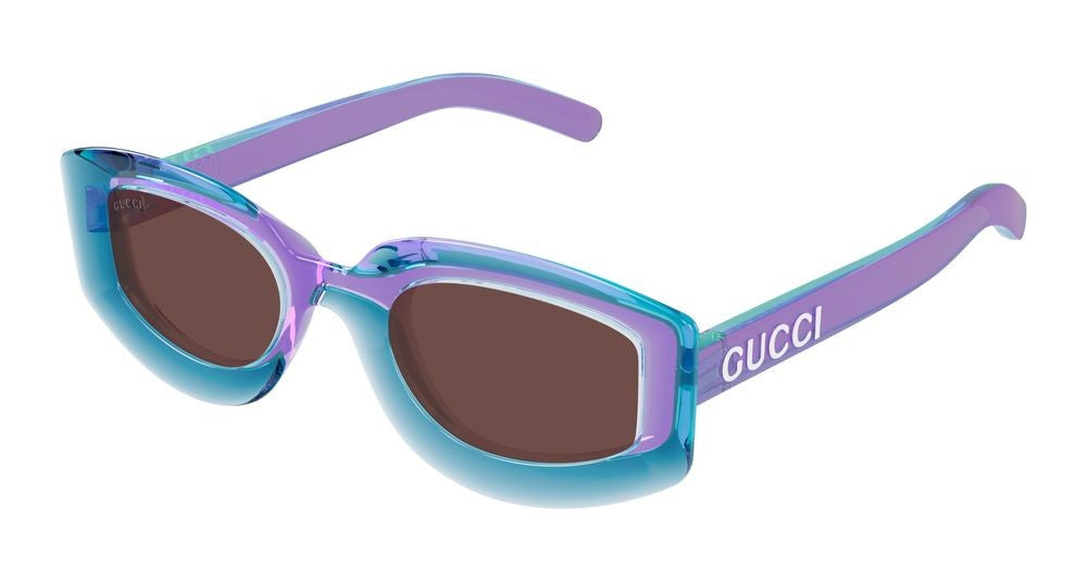 Gucci Violet Gg1719s Oversized Square Frame Sunglasses