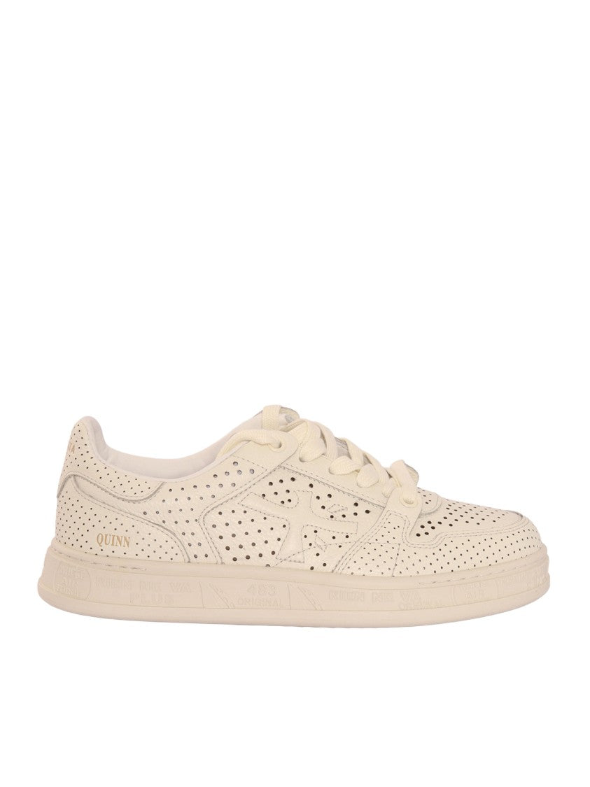 Premiata Low-Top Sneakers With Textured Panels