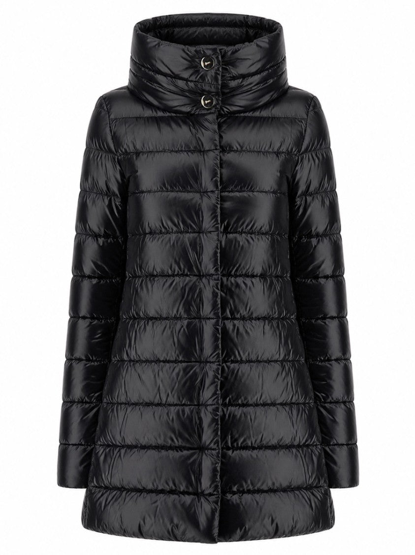 Herno A-Shape Amelia Glossy A-Line Polyamide Down Jacket