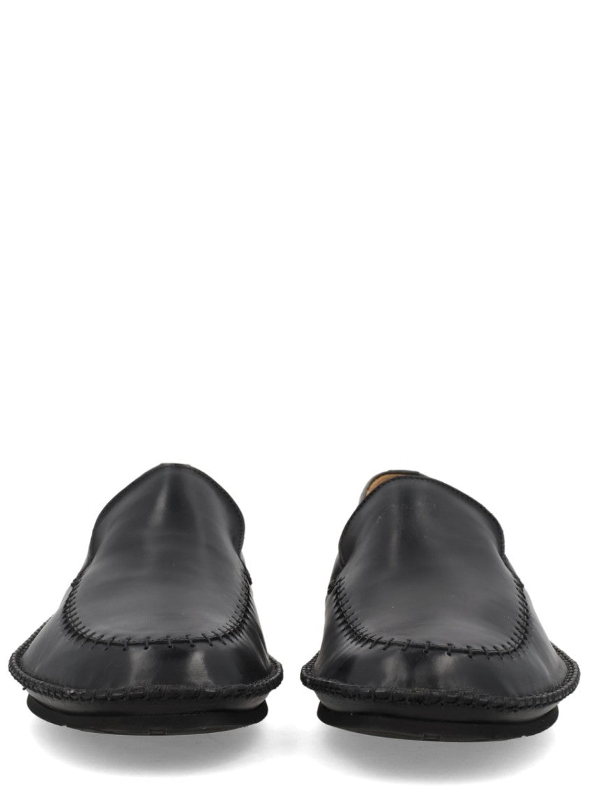 Premiata Land Smooth Calf Leather Moccasins Loafers
